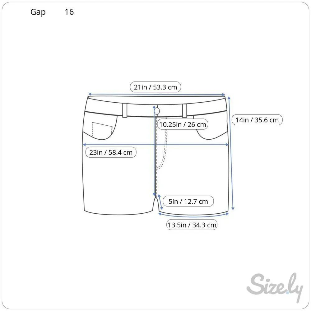 Gap Dark Gray Corduroy shorts Size 16. [WSB6009]
